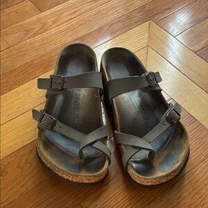 Birkenstock Brown Mayari Sandals - Need soles refreshed